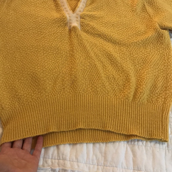 Vintage cropped top in mustard - Picture 4 of 5
